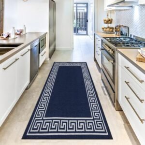 Greeky Rugs - greeky-navy, 66 x 220 cm