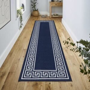 Greeky Rugs - greeky-navy, 80 x 300 cm