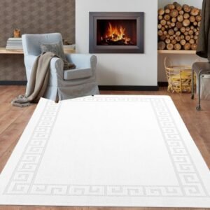 Rocco Rugs - rocco-white, 160 x 230 cm