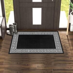 Greeky Rugs by Renoazul - 66 x 120 cm, Black & White