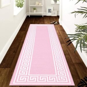 Greeky Rugs by Renoazul - 80 x 300 cm, Pink