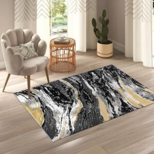 Jeze Rugs by Renoazul - 80 x 150 cm, Black