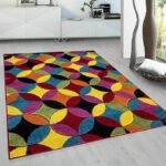 Circles Bright Rugs by Renoazul