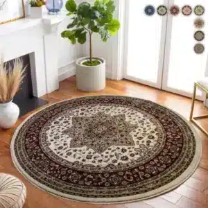 Rome Rugs Renoazul - Beige, 120 x 120 cm
