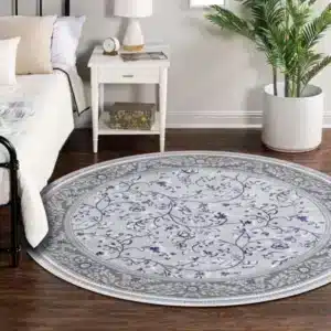 Marco Rugs Renoazul - Blue, 120 x 120 cm