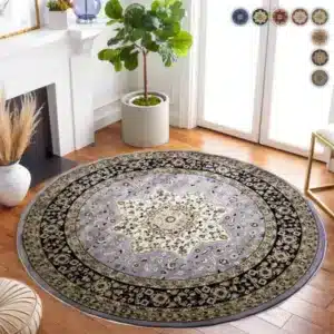 Rome Rugs Renoazul - Grey, 120 x 120 cm