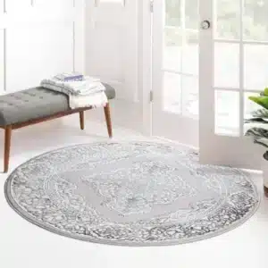 Sarina Rugs - Grey, 120 x 120 cm