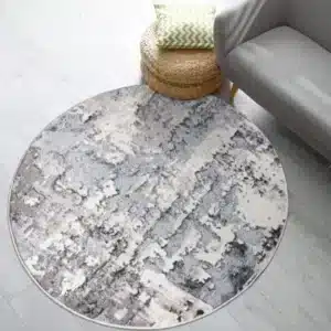 Abstract Rugs - Grey, 120 x 120 cm