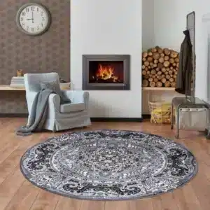 Rada Rugs - Grey, 120 x 120 cm