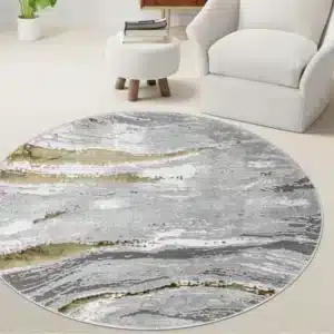 Jeze Rugs Renoazul - Ochre, 120 x 120 cm