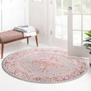Sarina Rugs - Pink, 120 x 120 cm