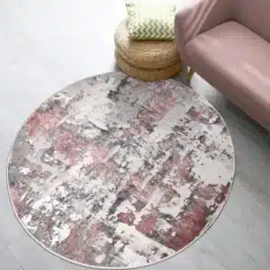 Abstract Rugs - Pink, 120 x 120 cm