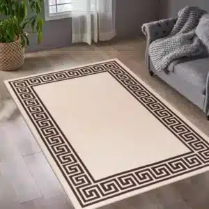 Greeky Rugs - Beige & Brown, 120 x 170 cm