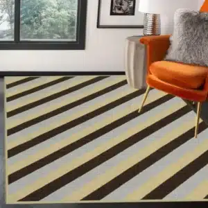 Kolm Rugs - Beige & Brown, 120 x 170 cm