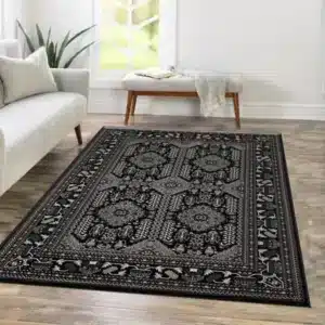 Zinat Rugs - Black, 120 x 170 cm