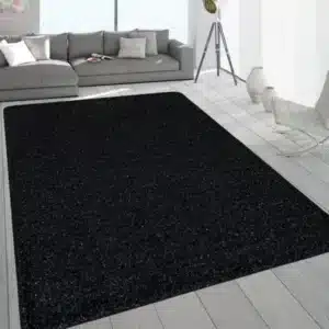 Natty Rugs - Black, 120 x 170 cm