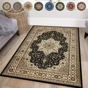 Rome Rugs Renoazul - Black, 120 x 170 cm