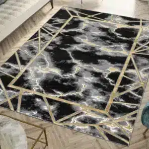 Kiens Rugs - Black, 120 x 170 cm
