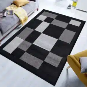 Havana Rugs - Black & Grey, 120 x 170 cm