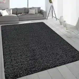 Natty Rugs - Black & Grey, 120 x 170 cm