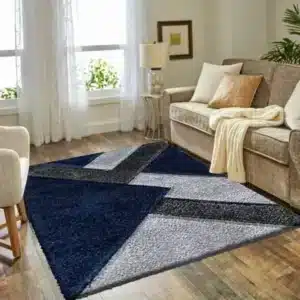 Nova Rugs - Black & Grey, 120 x 170 cm