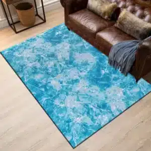 Marble Rugs - Blue, 120 x 170 cm