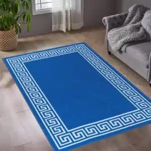 Greeky Rugs - Blue & Cream, 120 x 170 cm