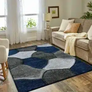 Pona Rugs - Blue & Grey, 120 x 170 cm