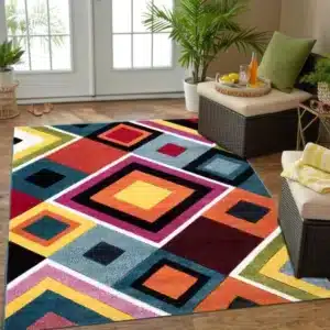 Multi Color Rugs - Box, 120 x 170 cm