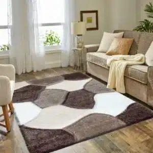 Pona Rugs - Beige & Brown, 120 x 170 cm