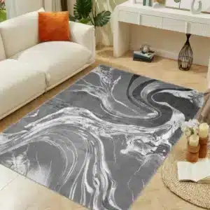 Iris Rugs - Dark Grey, 120 x 170 cm
