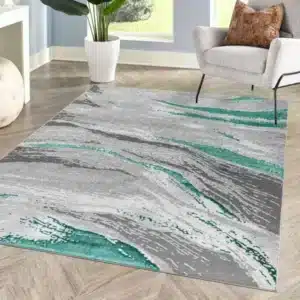 Jeze Rugs Renoazul - Emerald, 120 x 170 cm