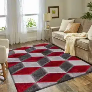 Qurto Rugs - Red, 120 x 170 cm