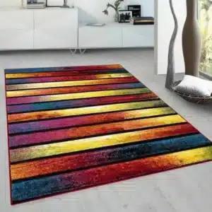 Multi Color Rugs - Stripes, 120 x 170 cm