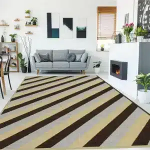 Kolm Rugs - Beige & Brown, 160 x 230 cm