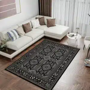 Zinat Rugs - Black, 160 x 230 cm