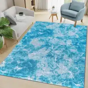 Marble Rugs - Blue, 160 x 230 cm