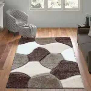 Pona Rugs - Beige & Brown, 160 x 230 cm