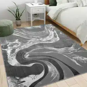 Iris Rugs - Dark Grey, 160 x 230 cm