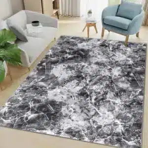 Marble Rugs - Grey, 160 x 230 cm
