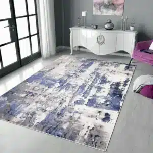Abstract Rugs - Navy, 160 x 230 cm