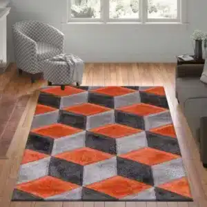 Qurto Rugs - Orange, 160 x 230 cm