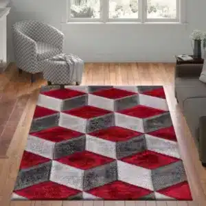 Qurto Rugs - Red, 160 x 230 cm