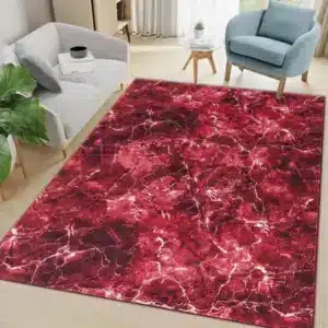 Marble Rugs - Red, 160 x 230 cm