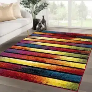 Multi Color Rugs - Stripes, 160 x 230 cm