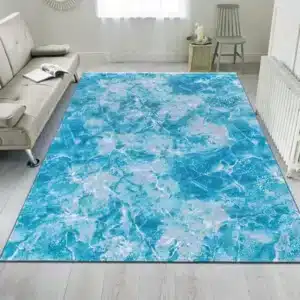 Marble Rugs - Blue, 200 x 290 cm