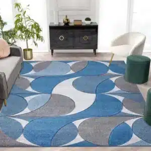 Kenzo Rugs - Blue, 200 x 290 cm