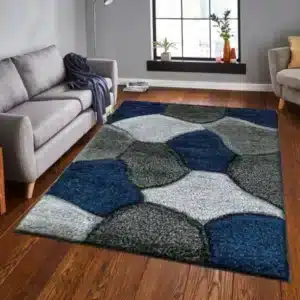 Pona Rugs - Blue & Grey, 200 x 290 cm