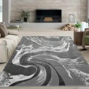 Iris Rugs - Dark Grey, 200 x 290 cm