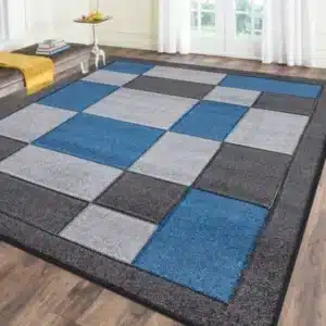 Havana Rugs - Dark Grey & Blue, 200 x 290 cm